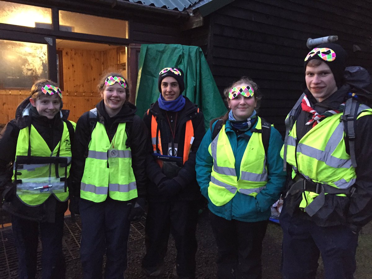 Kit check has started for the night exercise. It's going to be chilly so wrap up warm people! #ChilternChallenge