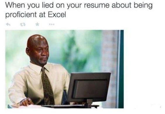 exceltutor_com's tweet image. Don't be this guy, ACTUALLY LEARN EXCEL!