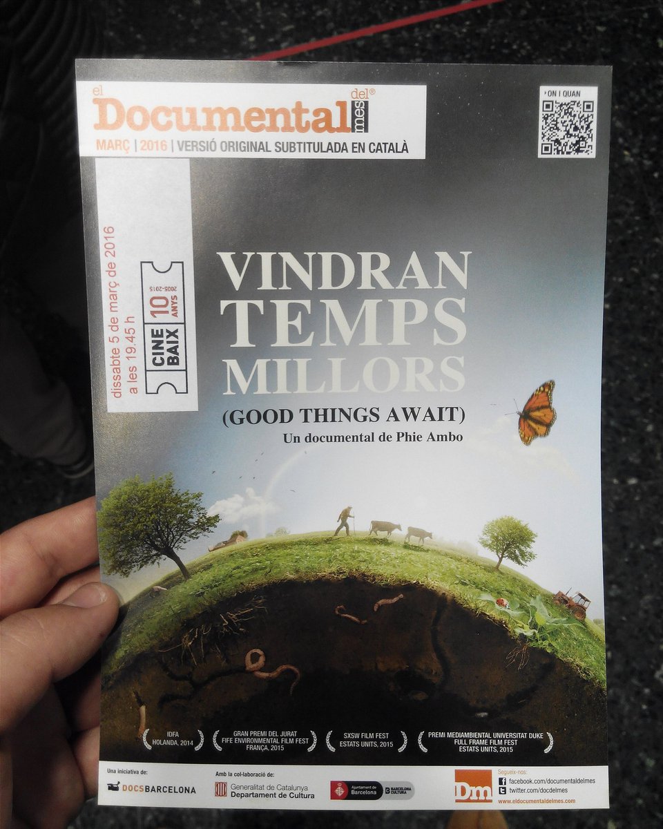 <a href="/CineBaix/">CineBaix</a> fent una feina fantàstica, gràcies! Que important és l'activisme al camp! DEP Berta Cáceres.