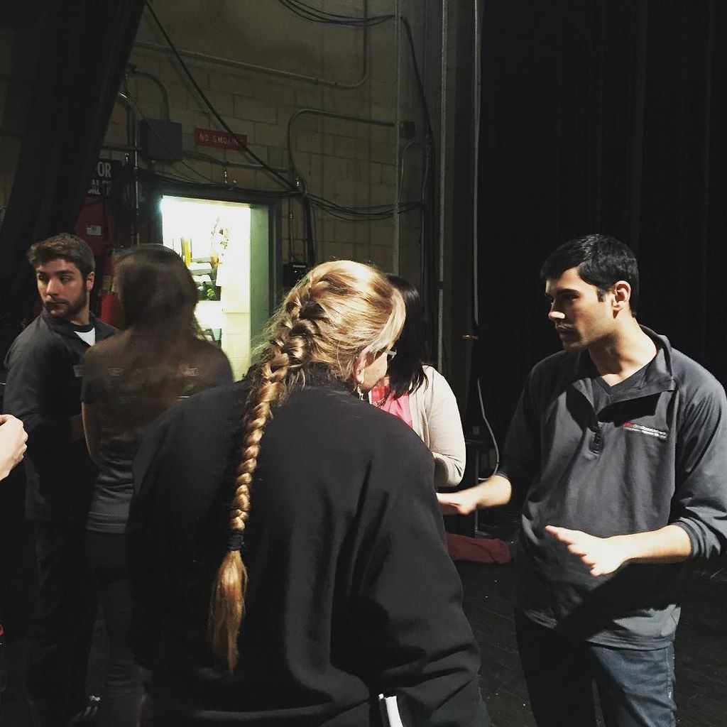 OhioStateDesign's tweet image. All kinds of activity happening back stage to keep the show moving. #reconstructingreality #buckeyesreconstruct #te…