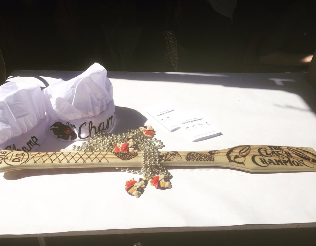 Teams are in place and ready to win. #clashofthecrawfish #dinnerlab