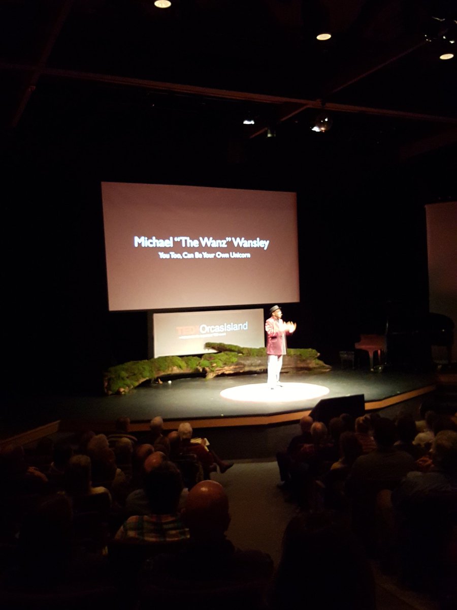 TEDxOrcasIsland's tweet photo. #thebookofwanz always the guy to sing, for anyone, anywhere. Believe it! @TEDxOrcasIsland  #TEDxOrcasIsland #TEDxOI https://t.co/eAow69S5j4