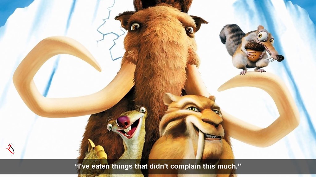zorunlusahne's tweet photo. #IceAge #RayRomano #JohnLeguizamo #DenisLeary #ChrisWedge #MichaelJWilson #MichaelBerg #PeterAckerman https://t.co/jf6gIPW61G