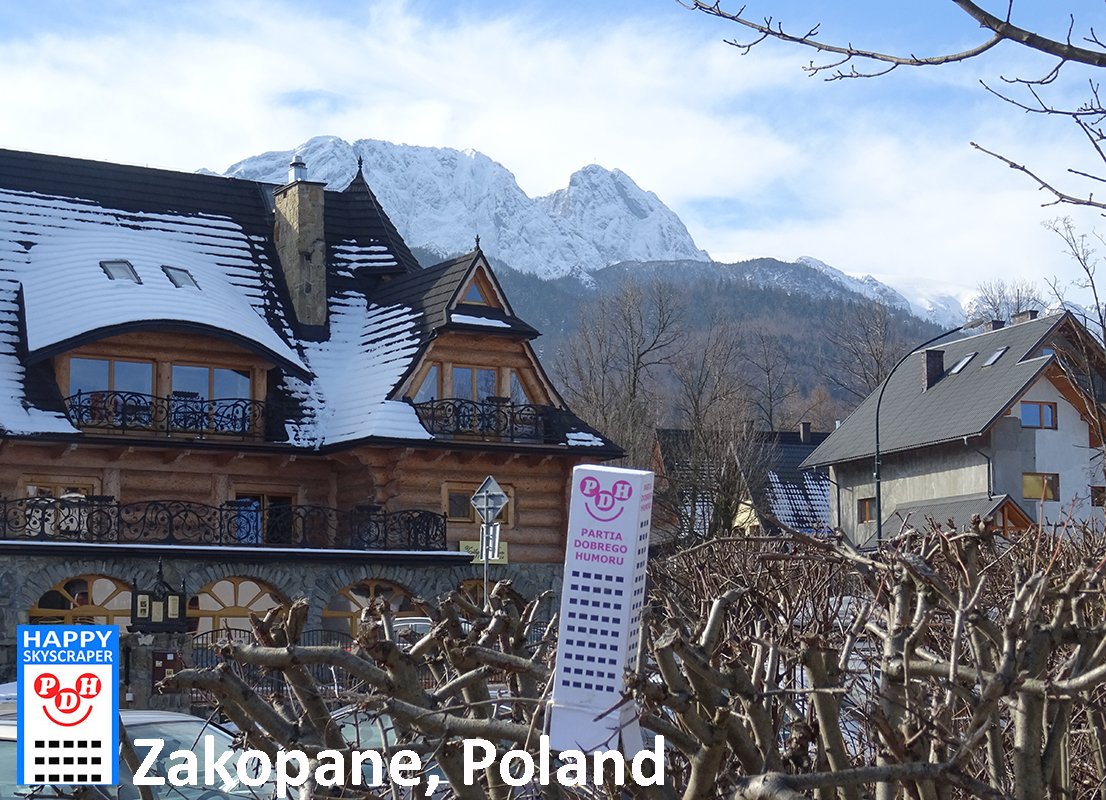 Partia_Humoru's tweet image. Welcome to  #Zakopane #Poland. Happy Skyscraper in Zakopane. #Polaka #travels #podróże #trips
