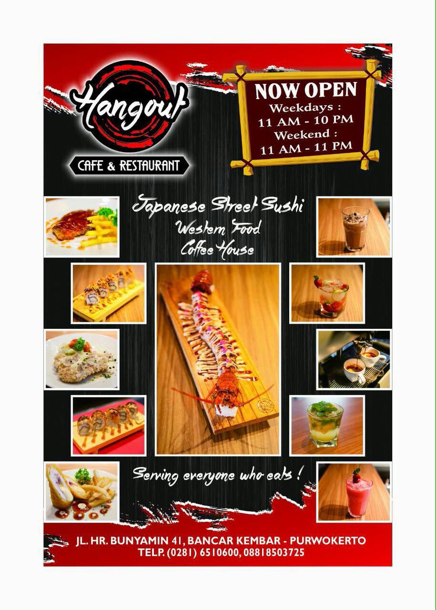 Japannese Food and Western Food dengan cita rasa khas HangOut Cafe &amp; Restaurant. Semua nya lengkap