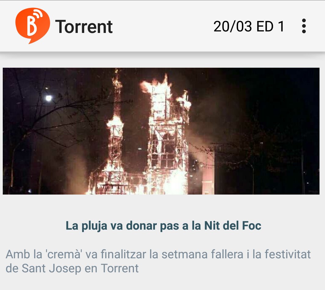 BaanduTorrent's tweet photo. La pluja va donar pas a la Nit del Foc #FallesTorrent
En Baandú. https://t.co/ctCy7L5sHV https://t.co/dvClzcIsBK