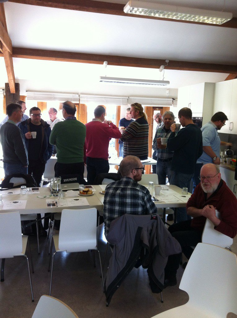 Our #brewers 'avin' a #brew before getting #brewing in #bakewell with expert #brewer mike hitchen <a href="/BrewingVessels/">Brewing Vessels Ltd</a>