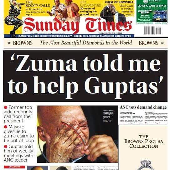 Eusebius's tweet image. #GuptaGate closing in on Number 1...