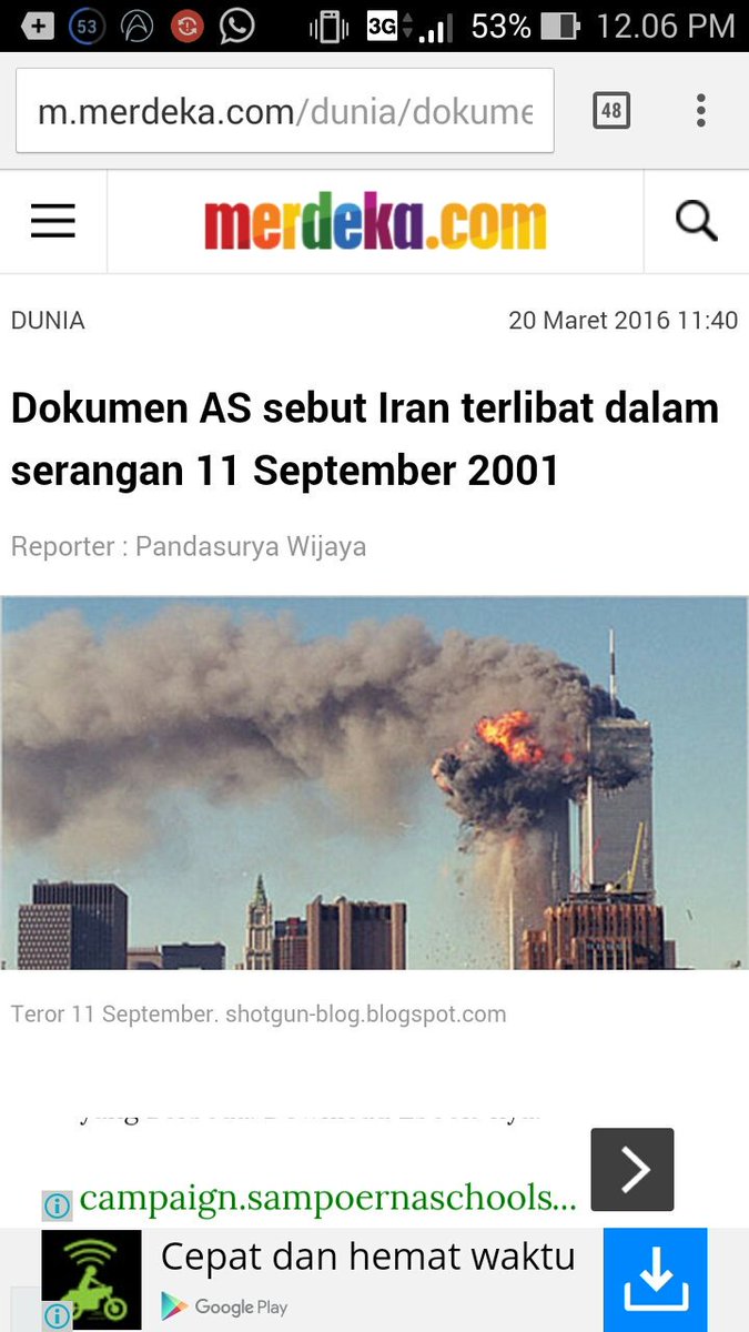 FatwaSyafii's tweet photo. Kolaborasi Syiah &amp; Al Qaeda!
Iran terlibat dalam serangan 11 September 2001#$yiah_teroris
https://t.co/OgenwmlxXx https://t.co/YsAAfpIEQa