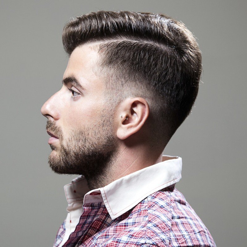 Medium Fade With Side Part | Man For Himself