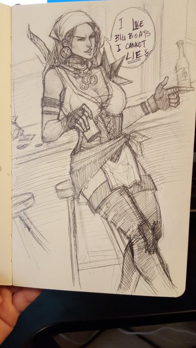 *inhales* I love her so much even if it meant getting chased in a figure 8 screaming 