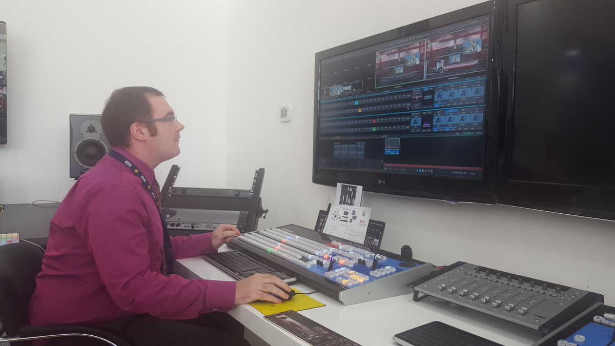 Mr Atkins producing his first Sunmarke TV show! Amazing learning opportunities at Sunmarke #Sunmarke #risdubai #tv