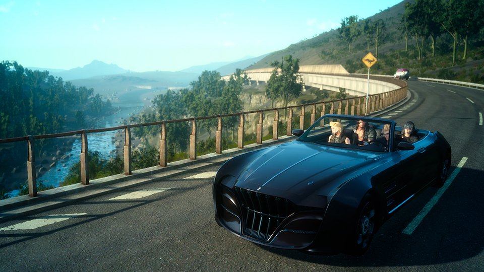 GameSpot's tweet image. Gematsu reports that Final Fantasy XV arrives for Xbox One and PS4 on September 30. l.gamespot.com/1RRIcyV