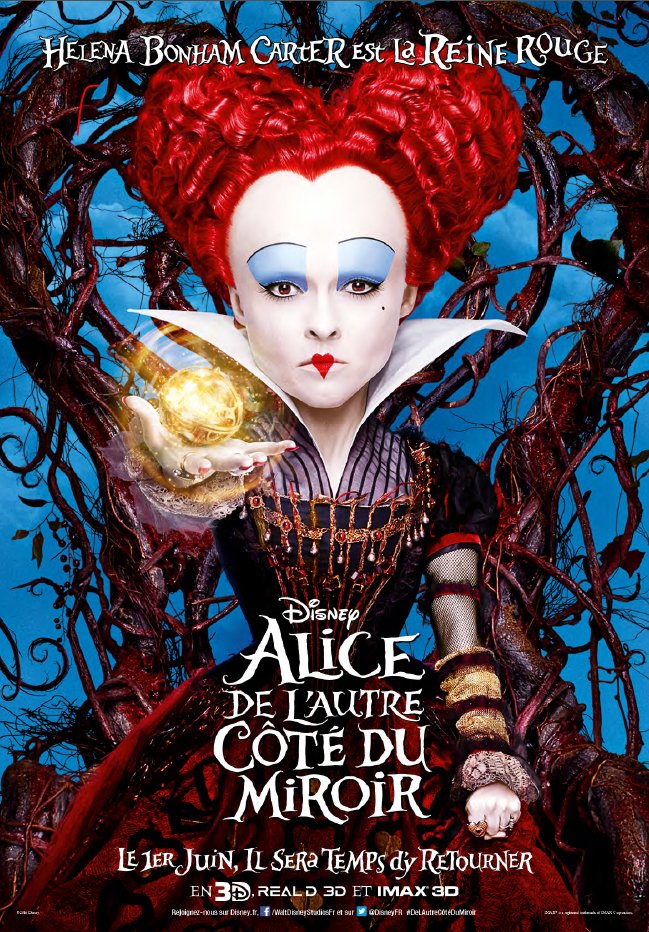 Disney on X: Helena Bonham Carter est la Reine Rouge dans Alice