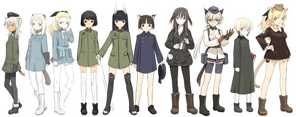犬塚志乃 No Twitter 3月13日は ストライクウィッチーズ スオムスいらん子中隊 のキャサリン オヘア 右端 の誕生日ですが ジュゼッピーナ 左端 が2月27日 ビューリング 右から四番目 が12月6日と近いので みんなお祝いします T Co