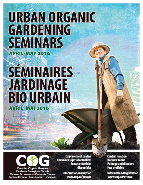 It's almost here...Spring that is...sign up for our gardening seminars now #ottawa!!