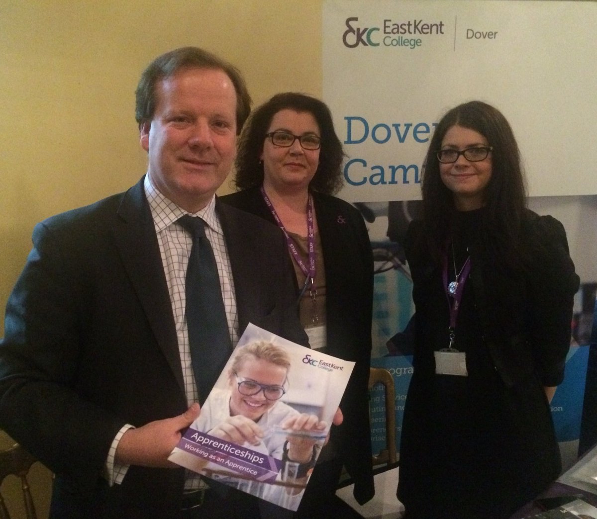 CharlieElphicke's tweet photo. An incredible range of training &amp; apprenticeships on offer at the Dover Jobs Fair today. The fair is on until 3pm. https://t.co/EkuKly1BFO