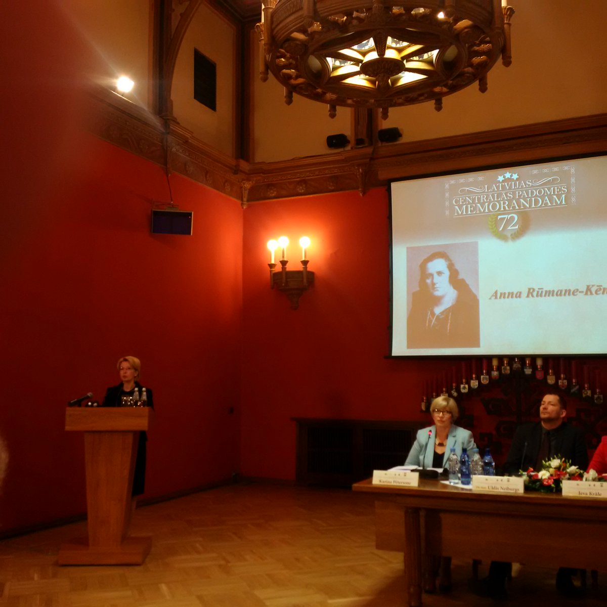 AradBenkoe's tweet photo. Important conference to shed light on Memorandum of Latvian Central Council at the #Saiema @Jekaba11 https://t.co/0UD11hPefy
