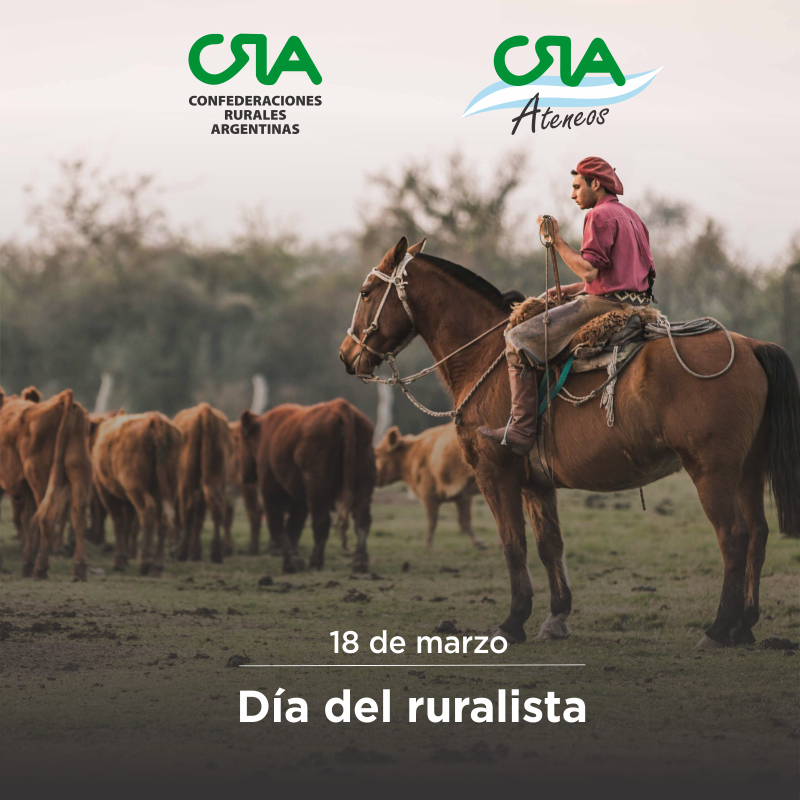 "Día del Ruralista", instituido por CRA reconoce la labor del hombre y la mujer de #campo cra.org.ar/0/vnc/nota.vnc…