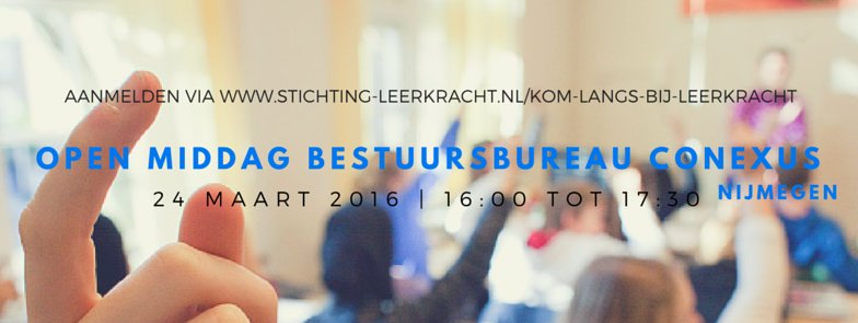 FrancienvanMil's tweet photo. Ben je docent, leerkracht, schoolleider? Meer weten over leerKRACHT? Kom samen naar de Open middag in Nijmegen 24-3. https://t.co/4ny0EVwbXa