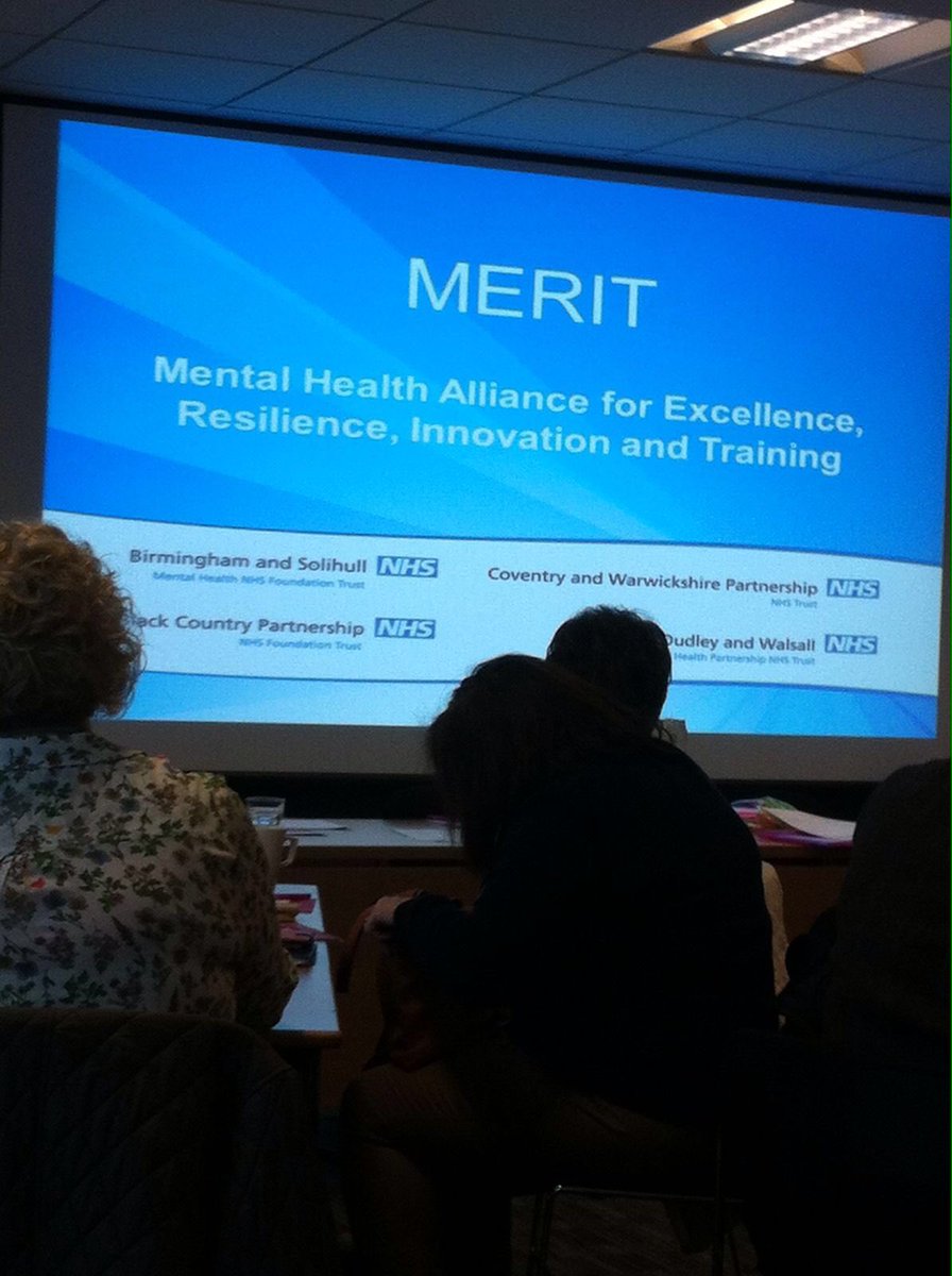 NHSmidslancs's tweet photo. Proud to provide comms support  4 MERIT, the only MH vanguard in the country . Lots of local colleagues here today! https://t.co/WLW5N85dnY
