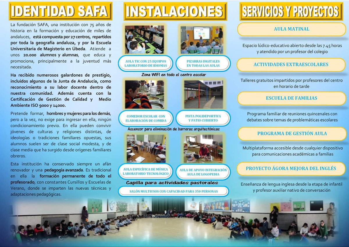 safapedroabad's tweet photo. Tu futuro comienza hoy. Tríptico con oferta educativa @safapedroabad #YoconSAFA #EscolarizAND @fundacionsafa https://t.co/wGARY53J8Y