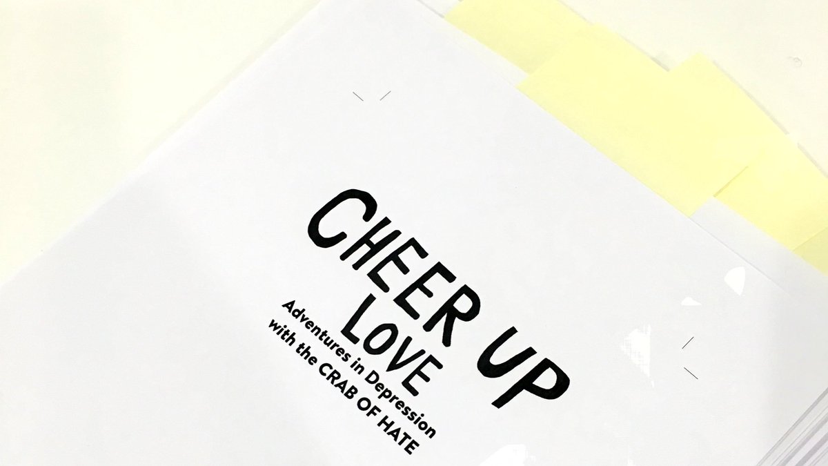 MrFeditor's tweet photo. After her brill bit at #HodderBlitz last night,am now reading proofs of @SusanCalman's #CheerUpLove Funny+important https://t.co/A9lMvnw987
