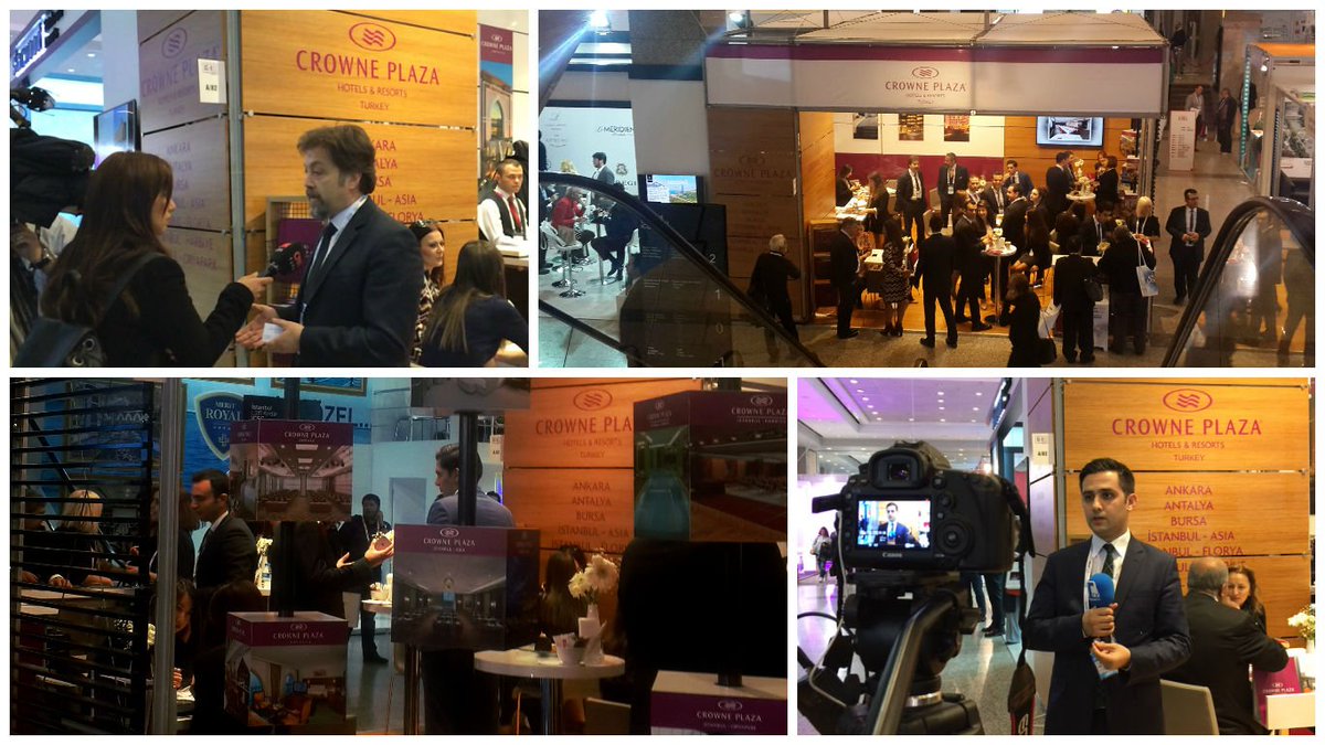 Ace of MICE Fuarı'nın 2. gününde de, Crowne Plaza Hotels &amp; Resorts Turkey standımızda yoğun bir gün geçirdik...