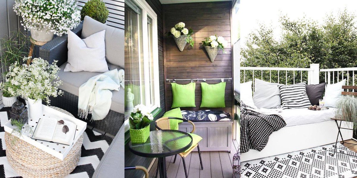 On prend soin d'aménager son coin balcon &amp; on mise tout sur la petite #déco 
mode-and-deco.com/shopping/deco #decoration