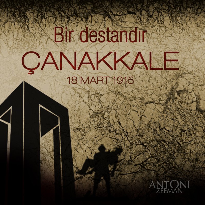 ByAntoniZeeman's tweet photo. Bu şanlı destanı Çanakkale toprağı anlatır tüm çağlara
#18Mart #BirDestandırÇanakkale #RuhlarıŞadOlsun #AntoniZeeman https://t.co/ztL3BoX8kX