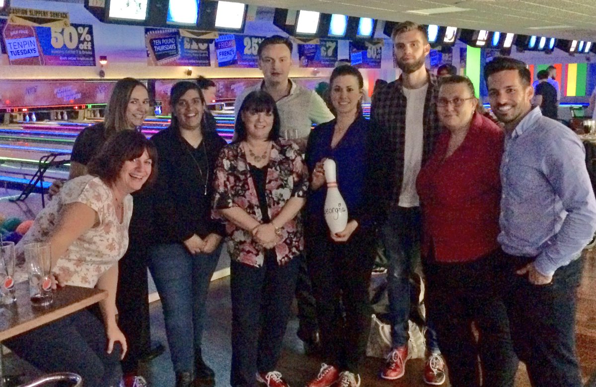mradambell's tweet photo. @MalmaisonHotels beat @HotelduVinBrand in @CapitaStay #derby #bowling comp Georgia 'King pin' Suttie 🎳 is champion https://t.co/Z4ui2FLN8r