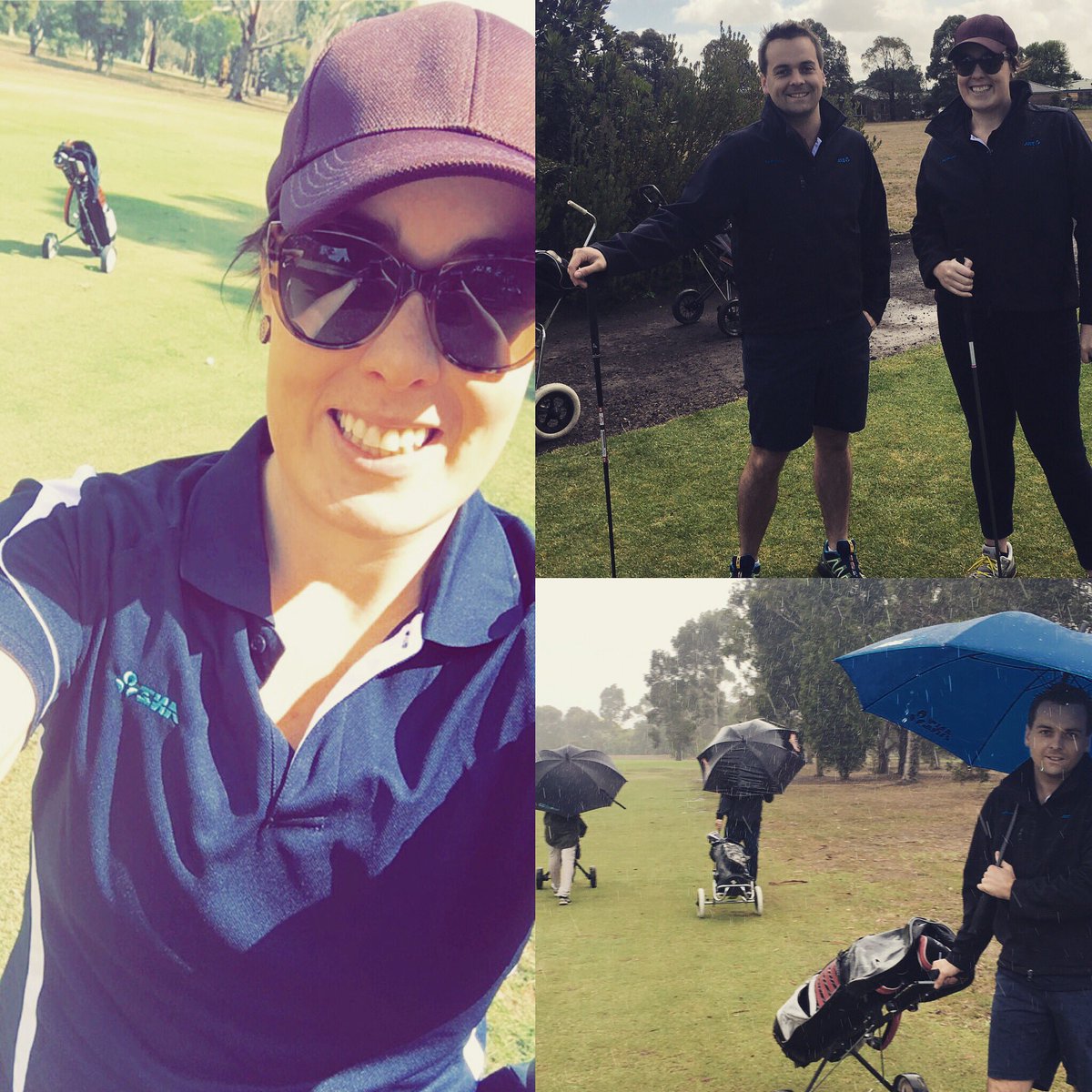 Rural golf challenge. #allweatherconditions #Hamilton #ANZ #localcommunity <a href="/djknight03/">Daniel Knight</a>