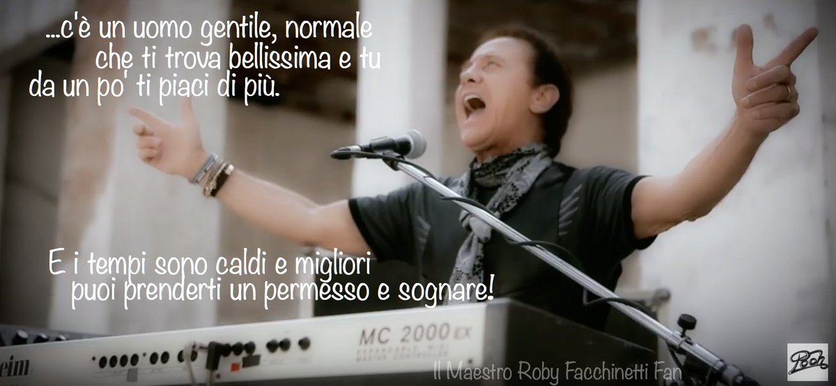 RobyFacchiFans's tweet photo. Buongiorno @RobyFacchinetti ! Buongiorno a tutti! #pooh #tempimigliori #aloha https://t.co/w9P882U0Ze
