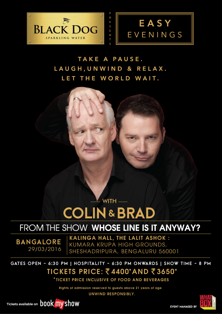 03rheasingh's tweet photo. @LBBBangalore @colinmochrie n @TheBradSherwood from Who's Line Is It Anyway r performing in #Bangalore!dont miss it! https://t.co/xNEhk7SpjI