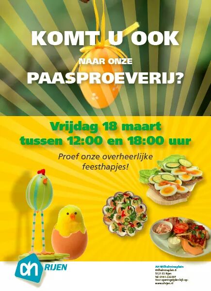 U komt toch ook gezellig proeven ??