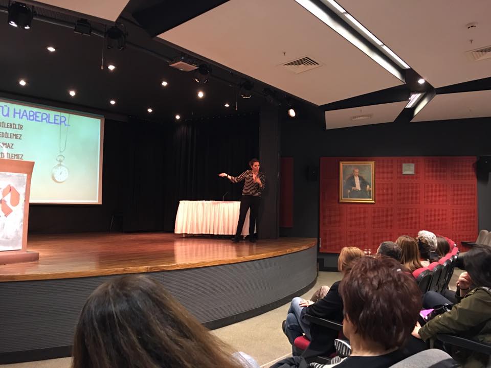 "Kişisel Zaman Yönetimi" semineri Önder Öztunalı Konferans Salonu'nda devam ediyor.