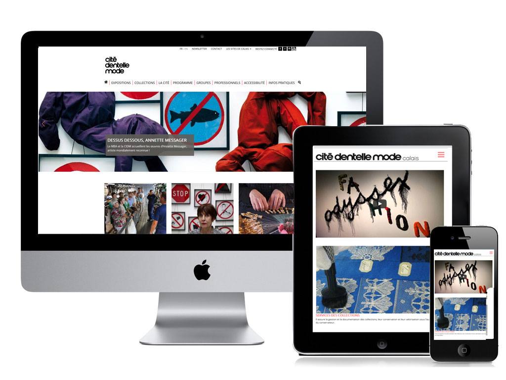 Nouveau site à la Cité de la #dentelle et de la #mode de #Calais, et bientôt l'expo #AnneValerieHash
