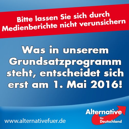 FraukePetry's tweet photo. Unsere #AfD- Mitgliederbasis und Programmkommission trägt noch zusammen, was zusammengehört
*https://t.co/NPkKwBwEl6 https://t.co/yN7lc9V032