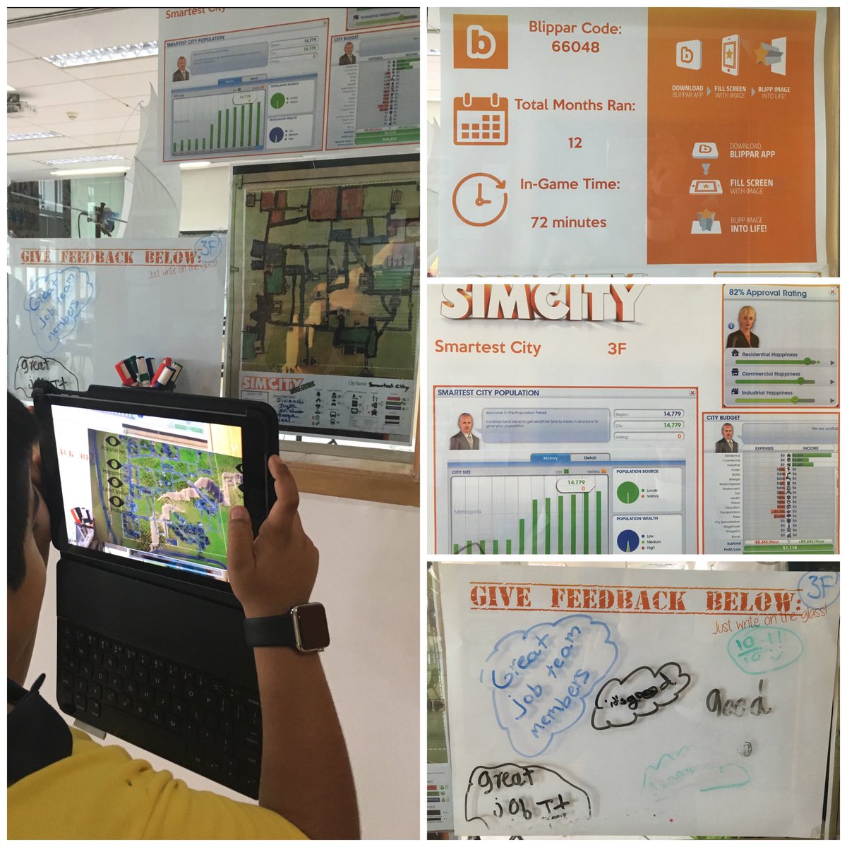 Everyone loves the <a href="/BlipparEDU/">Blippar Education</a> displays of student created @SimCity projects #GBL #AR #edtech #games #SimCity #PBL