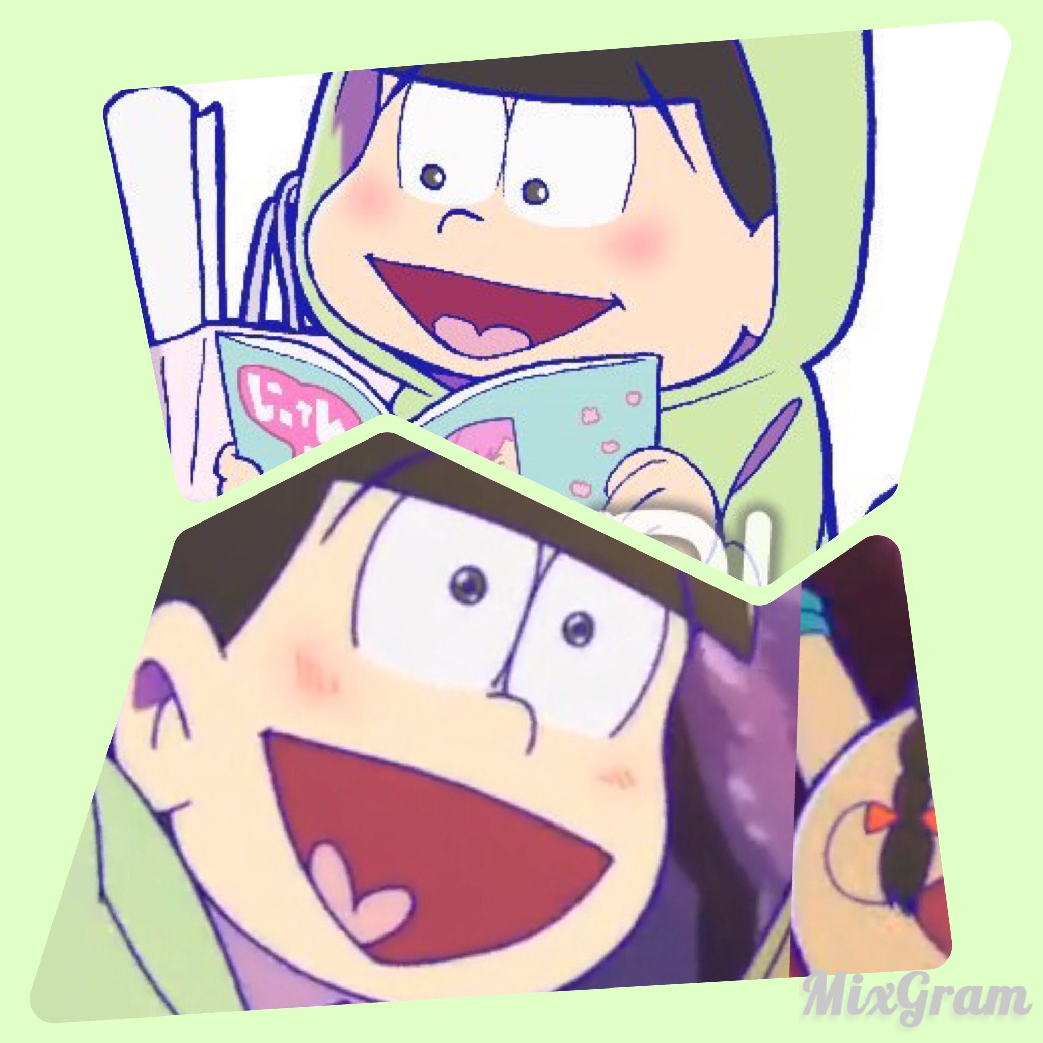 すらいす Di Twitter 最近の公式イラストやアニメにおいて チョロ松が全力で笑うとえくぼみたいなのが口元にできてるのがとてもツボです 柔らかみが出てとてもいい T Co Tv0k8kf8fe Twitter