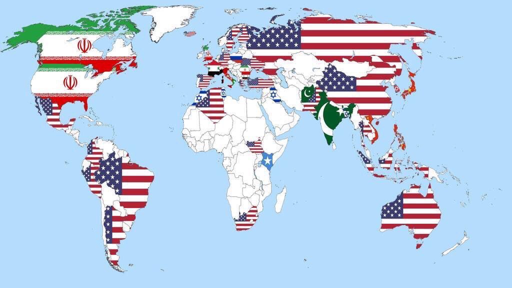 MarkoASimic's tweet photo. Threat to world peace, view by country https://t.co/2S9VxtA58b