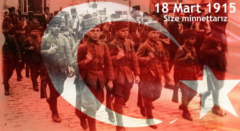 Dur yolcu! Bilmeden gelip bastığın,
Bu toprak, bir devrin battığı yerdir.
#18Mart1915 #ÇanakkaleGeçilmez
