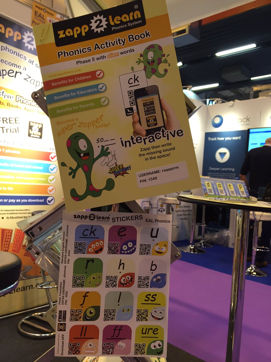 zapp2learn's tweet photo. Ready to go at the #EdShow16 come to see our interactive stickers and activity books, receive over £200 free books https://t.co/fwFFt9BzES