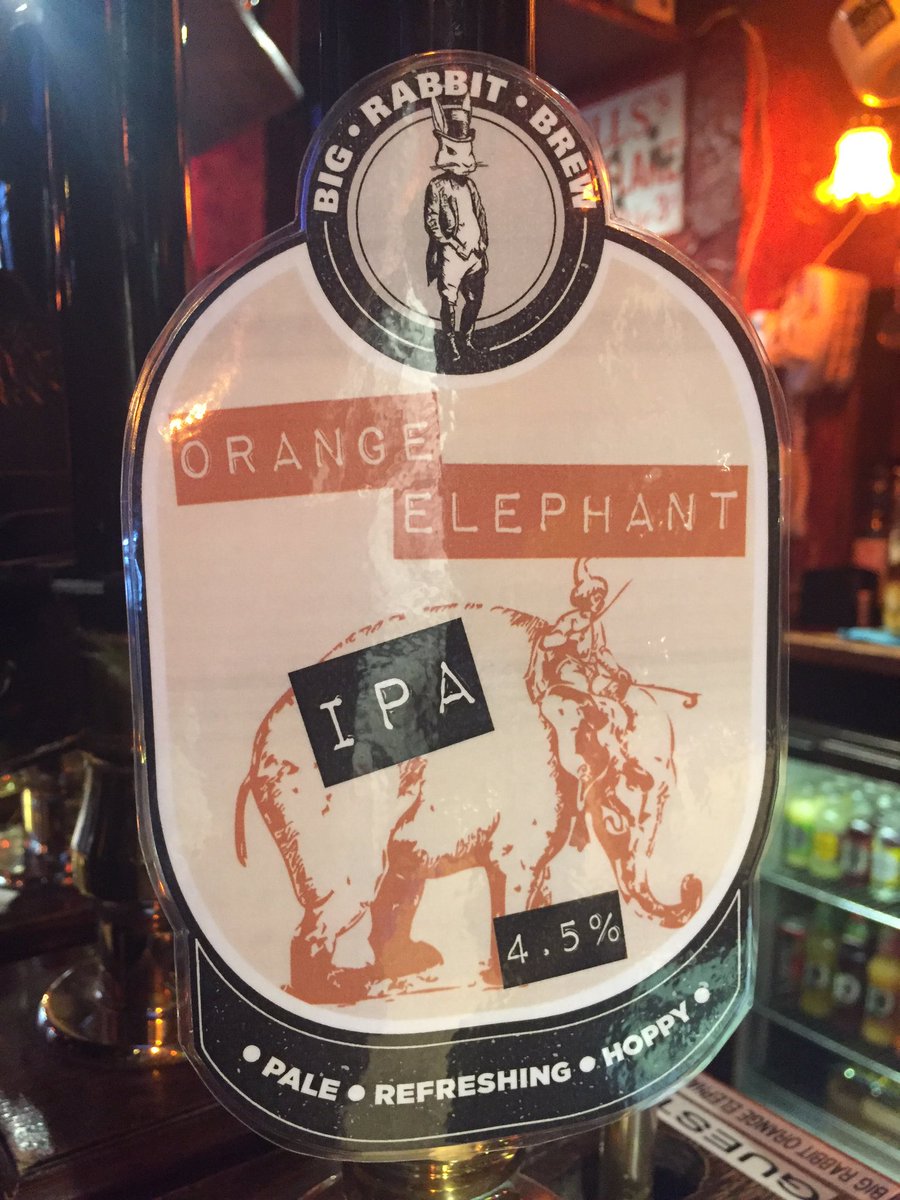 maltingsyork's tweet photo. New OTB @BigRabbitBrew Orange Elephant IPA 4.5% abv https://t.co/DQaQ2N3rWf #Yorkbeer https://t.co/1uEYcPmuJD