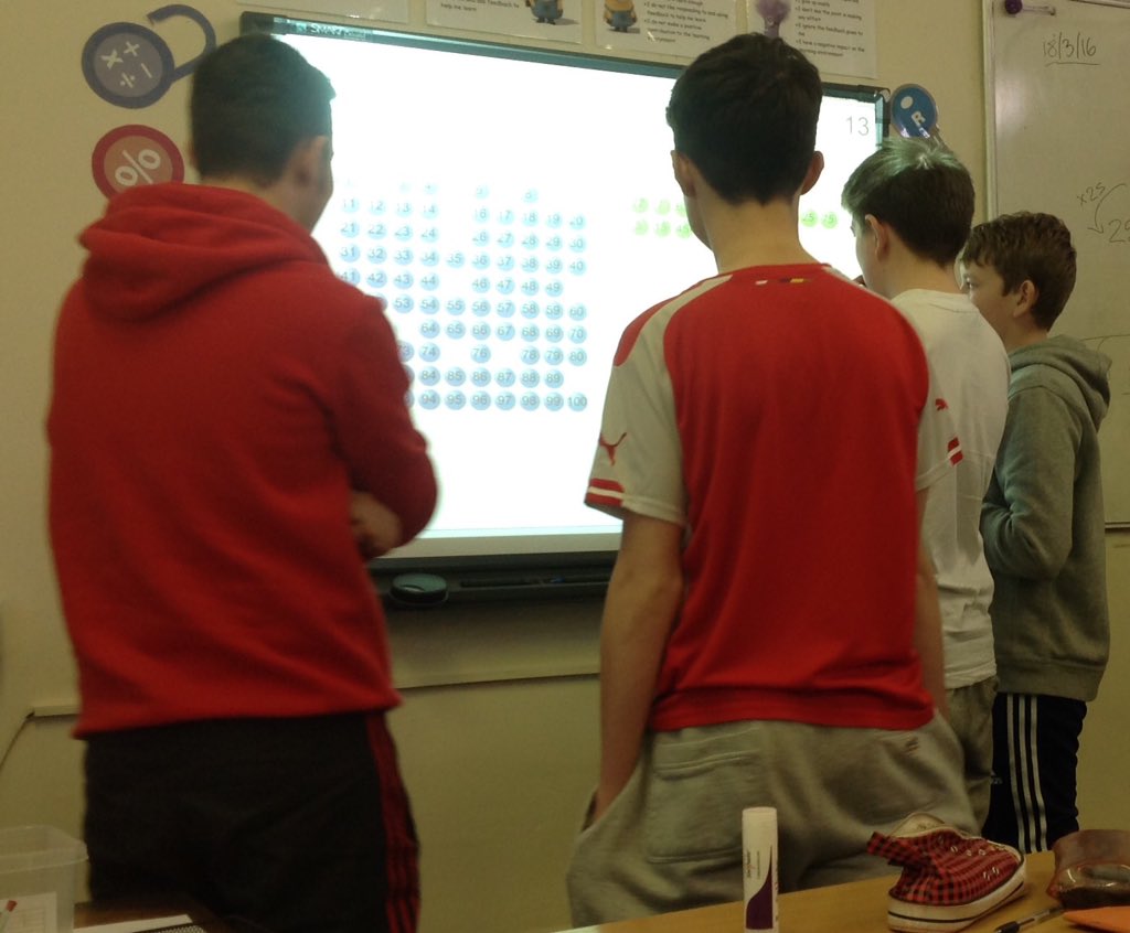 MtreeMaths's tweet photo. Top set Year 9 competing in the Factors &amp; Multiples game #intense @nrichmaths https://t.co/cTi7wXbYHD https://t.co/brTrxLUPwn