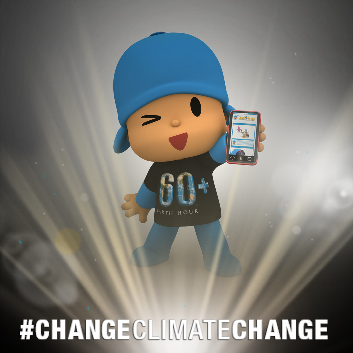 Pocoyo_US's tweet photo. Use your social power to shine a light on climate action. Donate your feed to @earthhour: 
https://t.co/IjCeFidaNQ https://t.co/PpD2RYCbTK