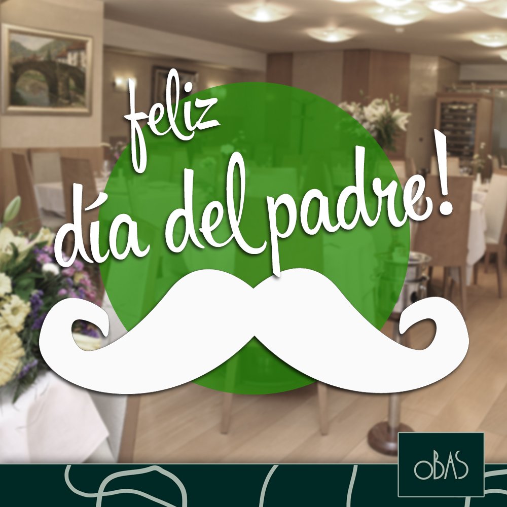 RestauranteObas's tweet photo. ¡Feliz día del padre!
Celébralo con nosotros 😊
➡ https://t.co/sEwS6UnSB6
☎ 948272731
#diadelpadre #felizdiadelpadre https://t.co/NHhoOceyC2