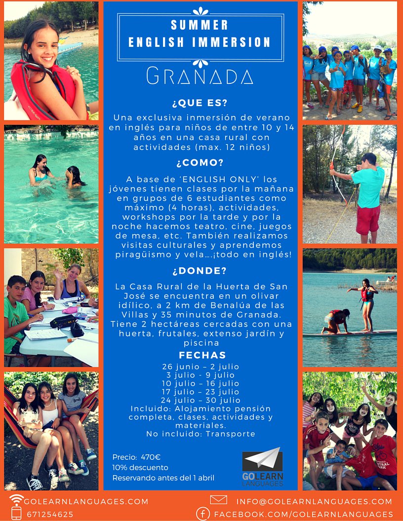 GoLearnLanguage's tweet image. Our Summer Immersion courses are now available. Get in quick to get 10%. Offer ends April 1st.