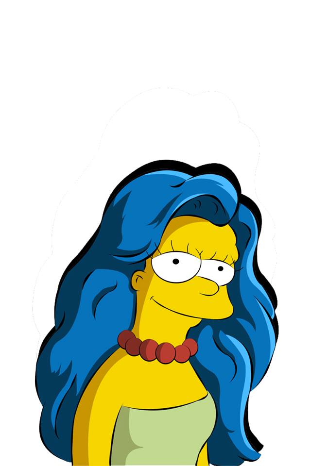 Marge Simpson Hair Down