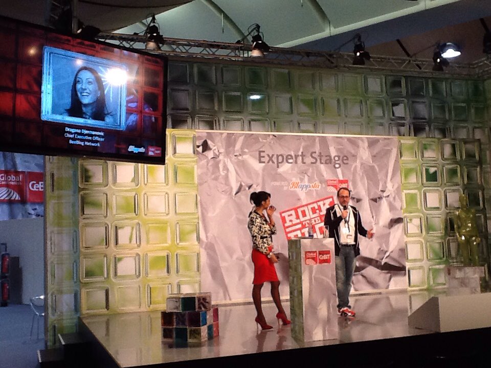JournoCommunity's tweet photo. @GagaDjermanovic from Serbia #makeblognotwar #rtb16 #CeBIT2016 internet as a democratic tool https://t.co/hruXSjGXra
